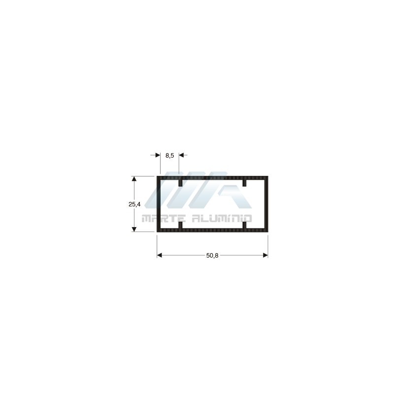 PERFIL D-079 - 0,523Kg/m