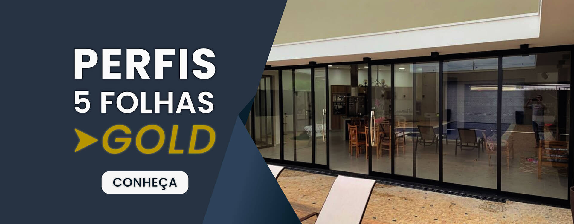 Perfis 5 Folhas Gold