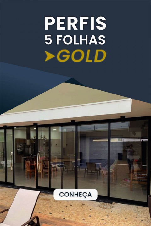 Perfis 5 Folhas Gold